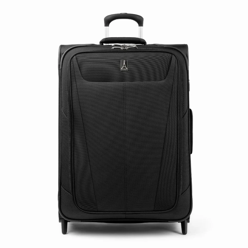 Travelpro Maxlite 5-Softside Lightweight Expandable Upright Luggage, Black, Checked-Medium 26-Inch, Maxlite 5 Softside Lightweight Expandable Upright Luggage