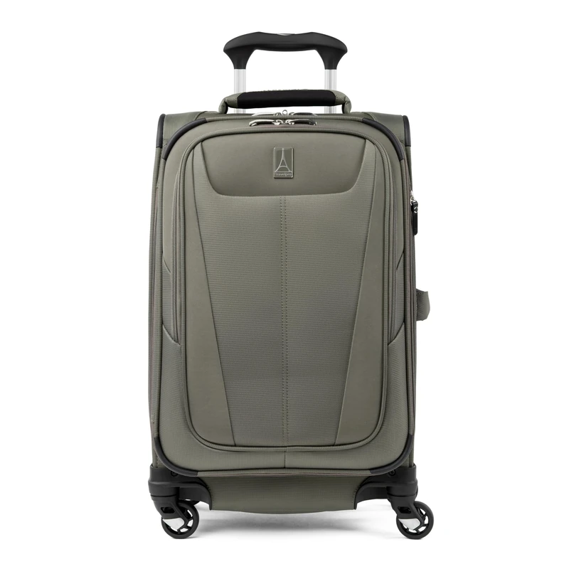 Travelpro Maxlite 5 Softside Expandable Luggage with 4 Spinner Wheels, Lightweight Suitcase, Men and Women, Slate Green, Carry-on 21-Inch, Maxlite 5 Softside Expandable Spinner Wheel Luggage
