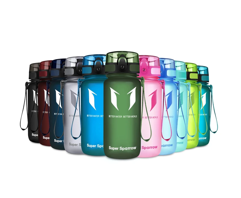 Super Sparrow 350ml Sports Bottle - BPA-Free Tritan, Eco
