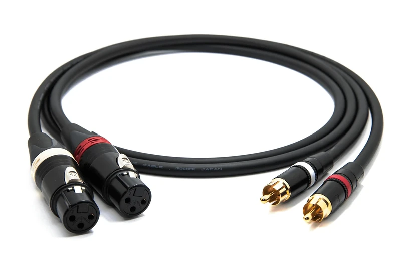 enoaudio Mogami 2534 Quad Pair (L,R) Cable | Neutrik RCA – XLR-f | HiFi - 0.5 m