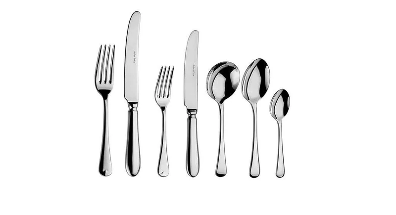 Arthur Price Every Day 44-Piece Old English 6-Person Canteen, Stainless Steel, Silver, 46 x 29.5 x 10 cm