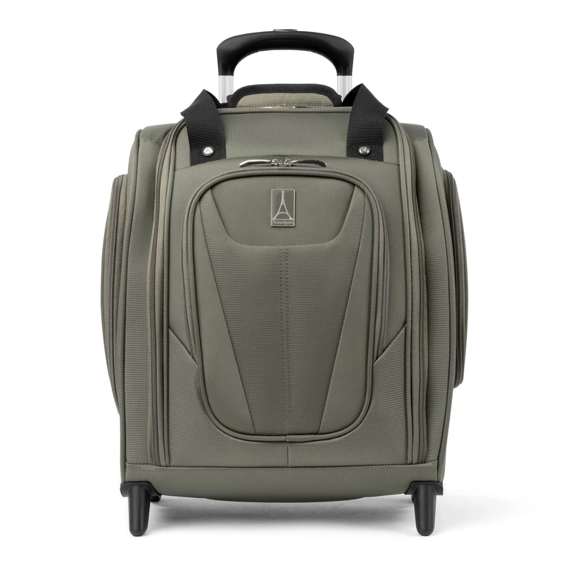 Travelpro Suitcase Maxlite 5 Softside Lightweight Rolling Underseat Compact Carry on Upright 2 Wheel Bag, Men and Women, Slate Gree 39x34x21 cm