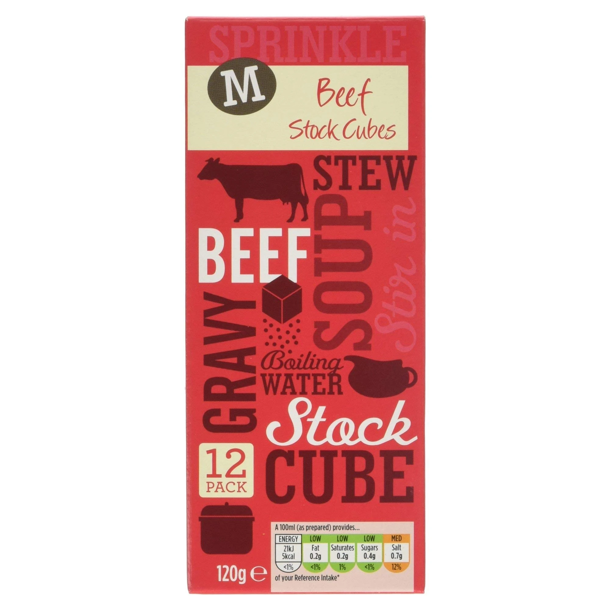 Morrisons Beef Stock Cubes 120g