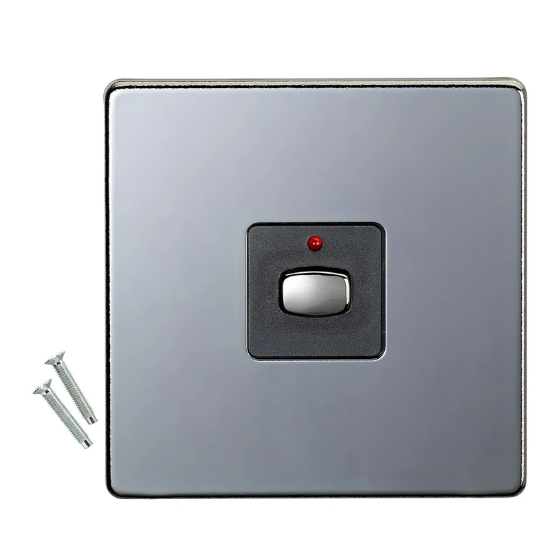 Energenie MIHO075 Alexa compatible 1-Gang Mi-Home Dimmer, Black Nickel