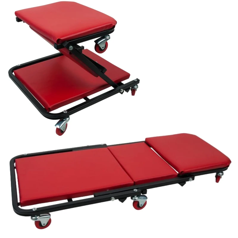 KS Tools 500.8011 Workshop Lounger and Folding Seat 1040 x 490 mm