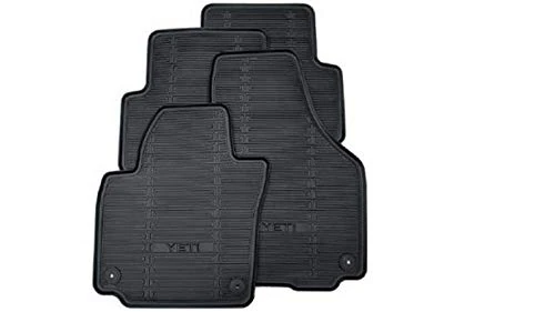 Skoda 5L1 061 550 B Rubber Mats Front and Rear Yeti 2009-5L1061550B