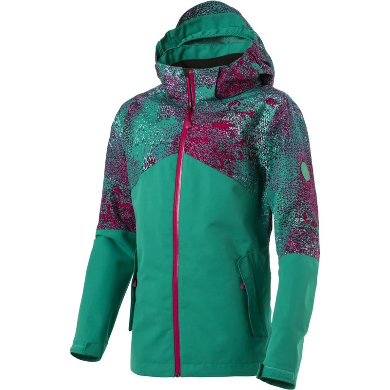 Mckinley Kids Charvin jacket Girl Jacket - Aop/Green Aqua/Green, 164 - Image 1