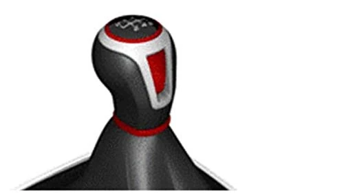 Seat Leon 5-T/SC/Toledo 2013> Gear Knob Sport Red/Leather 5-Speed Switch - 5F0064230F