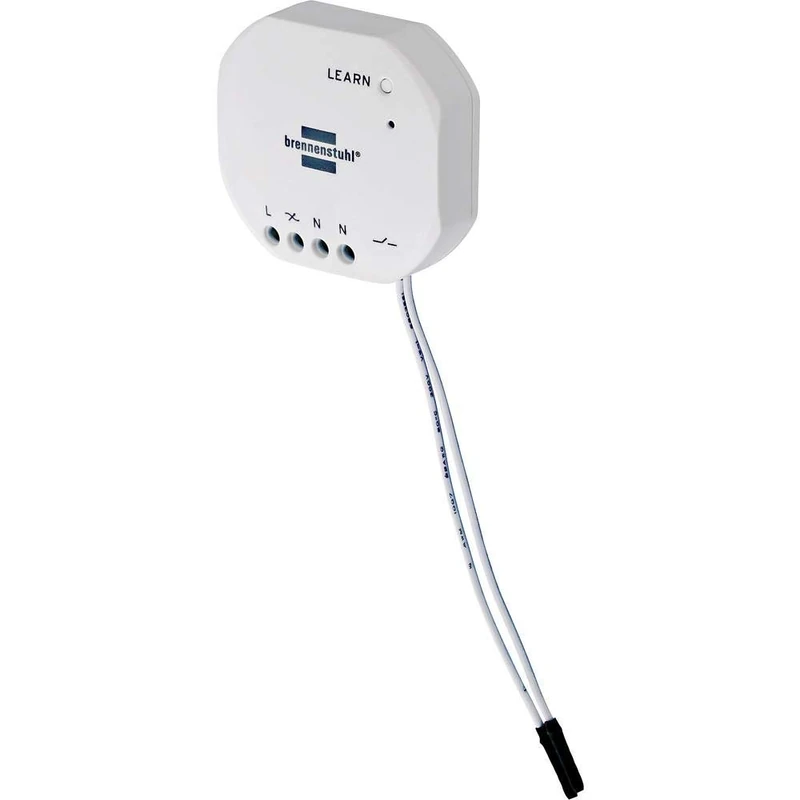 Brennenstuhl BrematicPRO Smart Home Flush-Mounted Light Switch with Switch Connection (Flush-Mounted Radio Switch Controllable via App)