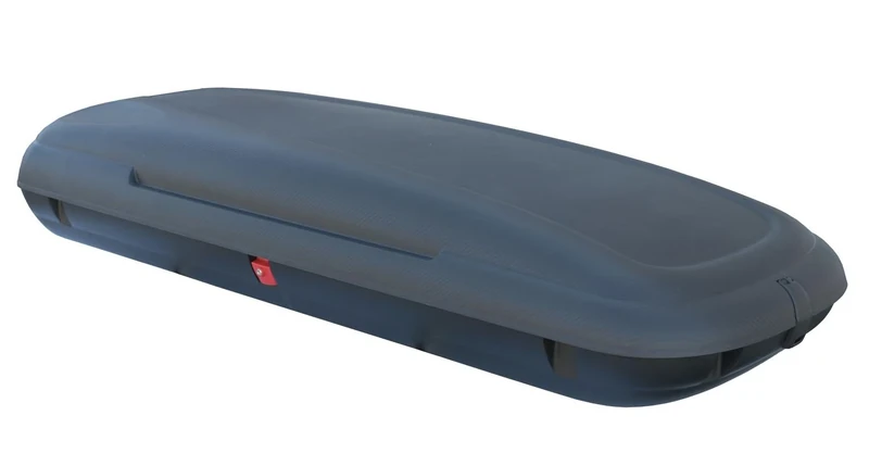 Roof Box VDPCA480 480 Litres Carbon Look + Aluminium Roof Rack Menabo Tema for Seat Cordoba 2003-2009 - Image 1