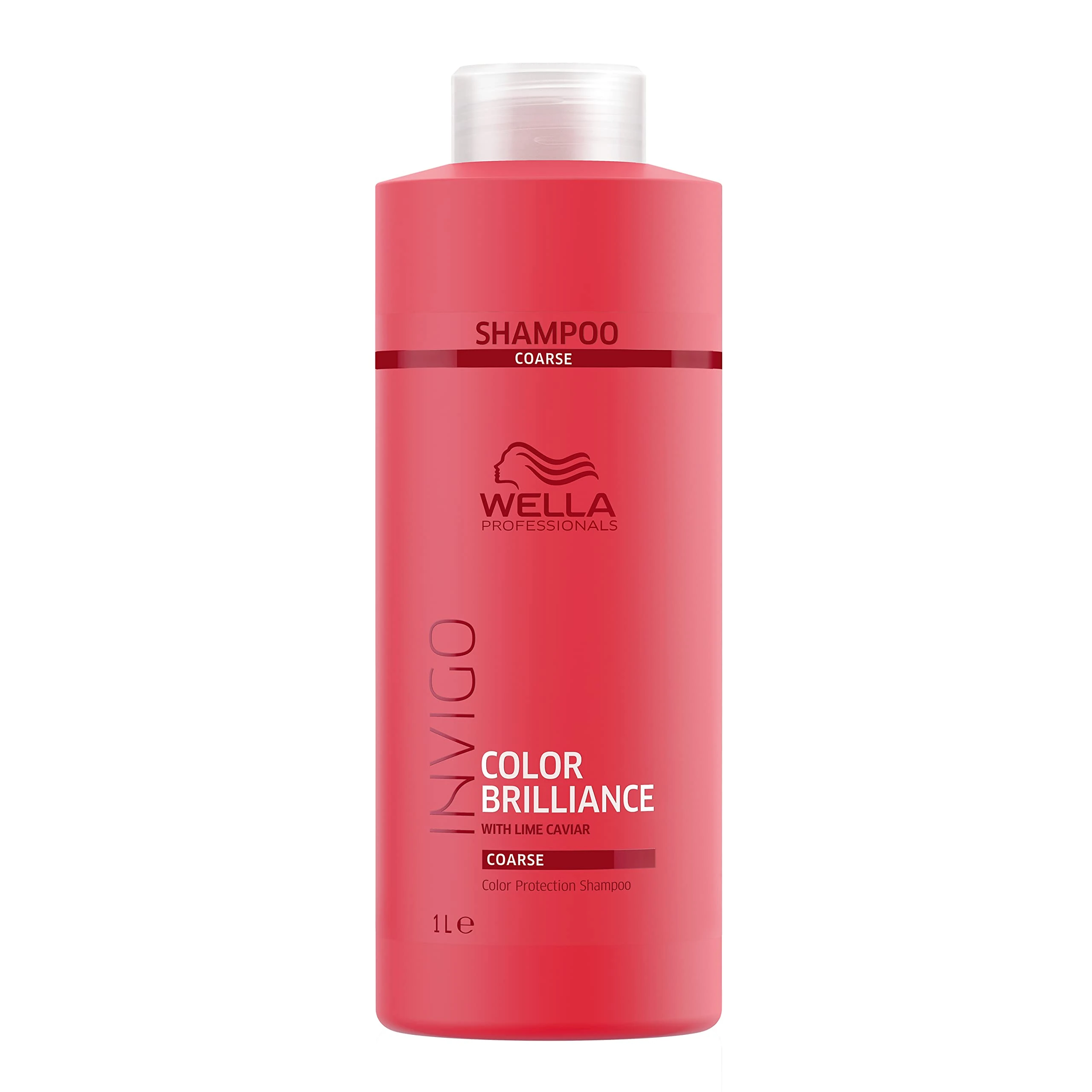 Wella Professionals Invigo Color Brilliance Professional Hair Care, Colour Protection for Coarse Hair, Vibrant Hair Colour, Shampoo 1L