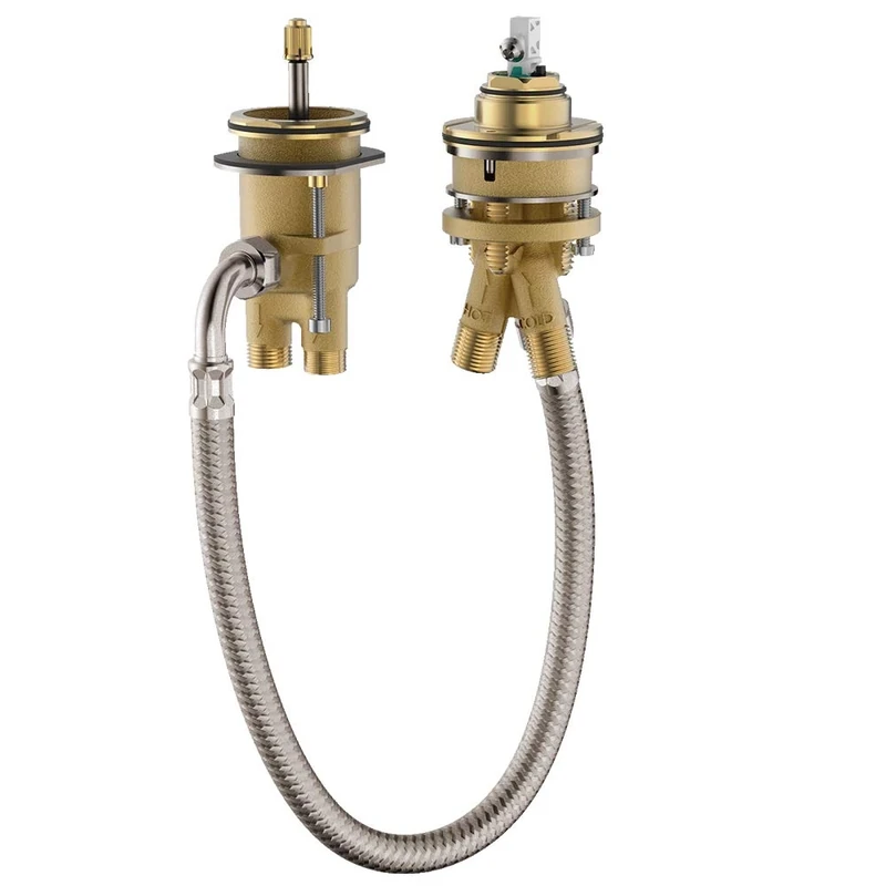 hansgrohe Basic Set for 2-hole Rim-Mounted Bath Mixer