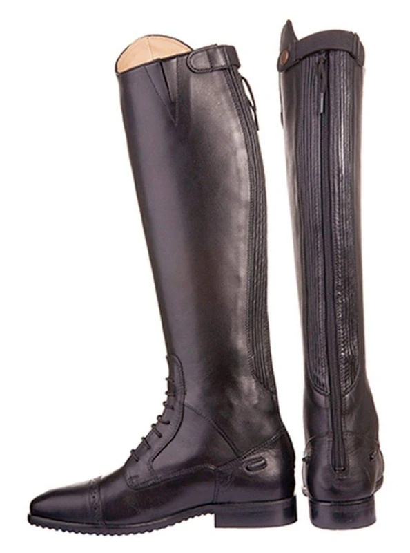 HKM Women's Valencia normal/extra wide Riding Boots, Black, 8