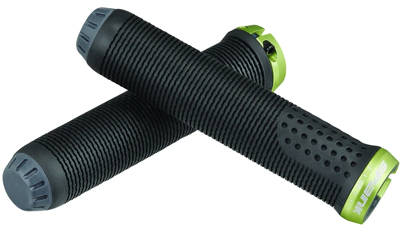 Spank Spike 33 Unisex Adult Bike Handles Grips, Black/Green