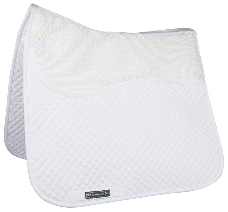 Hkm Hkm 4057052319655 Saddle Cloth -3d Mesh 1200 White Ponyviels. - Image 1