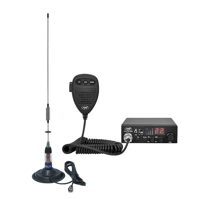 PNI ESCORT CB 8000L ASQ + CB PNI ML70 Antenna