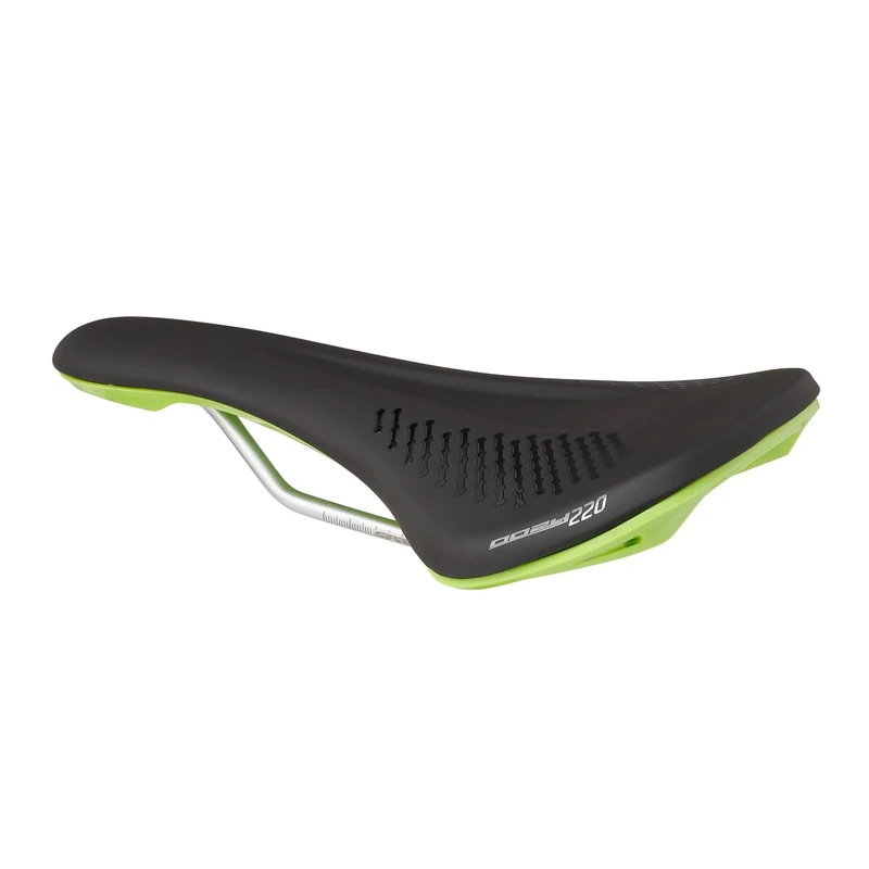Spank Oozy Unisex Adult Bicycle Saddle, Black/Green
