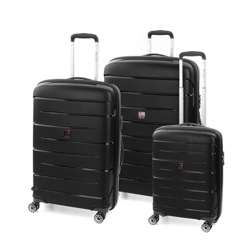 MODO by Roncato Luggage Set 3 Hard Shell 4 wheels Starlight 2.0, 116 80 40 Lt - 79x50x29 cm71x47x26 cm55x40x20 cm, Lightweight, Internal Organizer, TSA Combination Lock, Warranty 2 years - Image 1