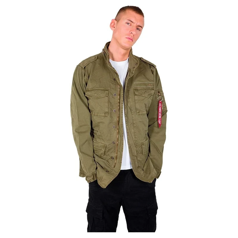 Alpha Industries Men's Huntington Field Jacket, Olive, M