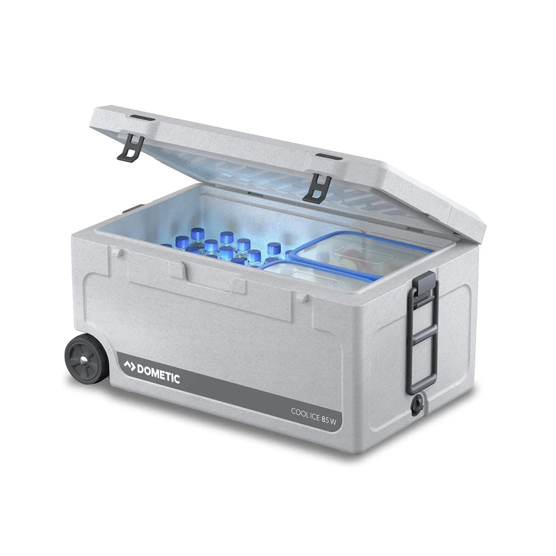 DOMETIC Cool-Ice CI 85W Insulation Box with Wheels Ideal for Fishing and Hunting, Passive Cool Box, Mini Fridge, Ice Box in Heavy Duty Quality, Capacity 86 Litre