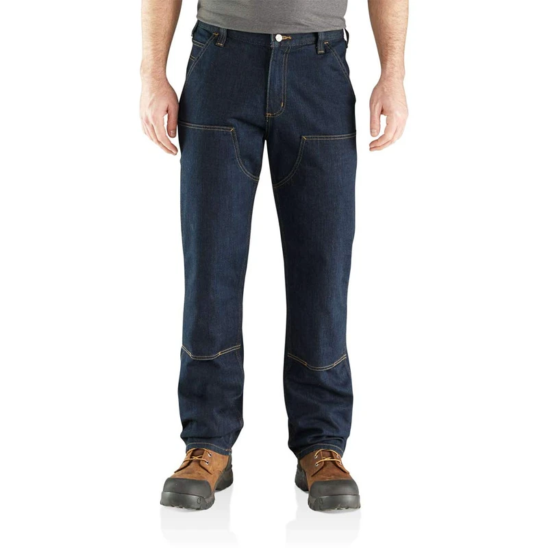 Carhartt Men's Rugged Flex Relaxed Fit Double-Front Utility Jean, Erie, W42/L32