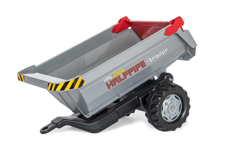 Rolly Toys 123193 Giant Half-Pipe Single Axle Silver