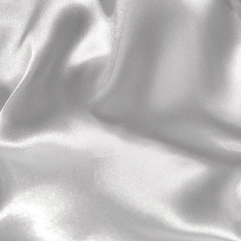 60" inches Wide - by The Yard - Charmeuse Bridal Satin Fabric for Wedding, Apparel, Crafts, Decor, Costumes (White, 20 Yards)