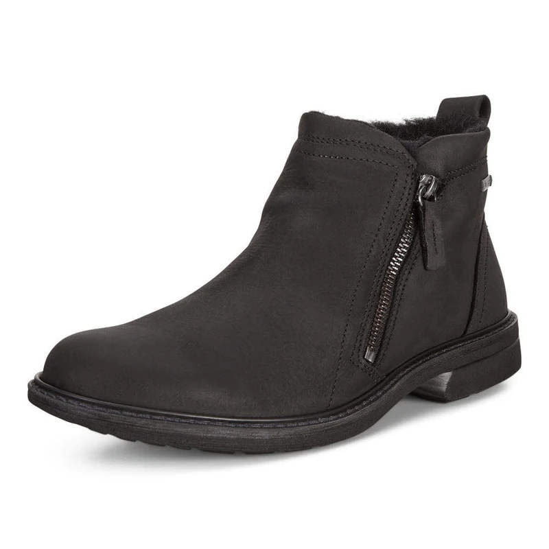 ECCO Men's Turn GTX Plain Toe Tie Shoe Black 01001, 9 UK