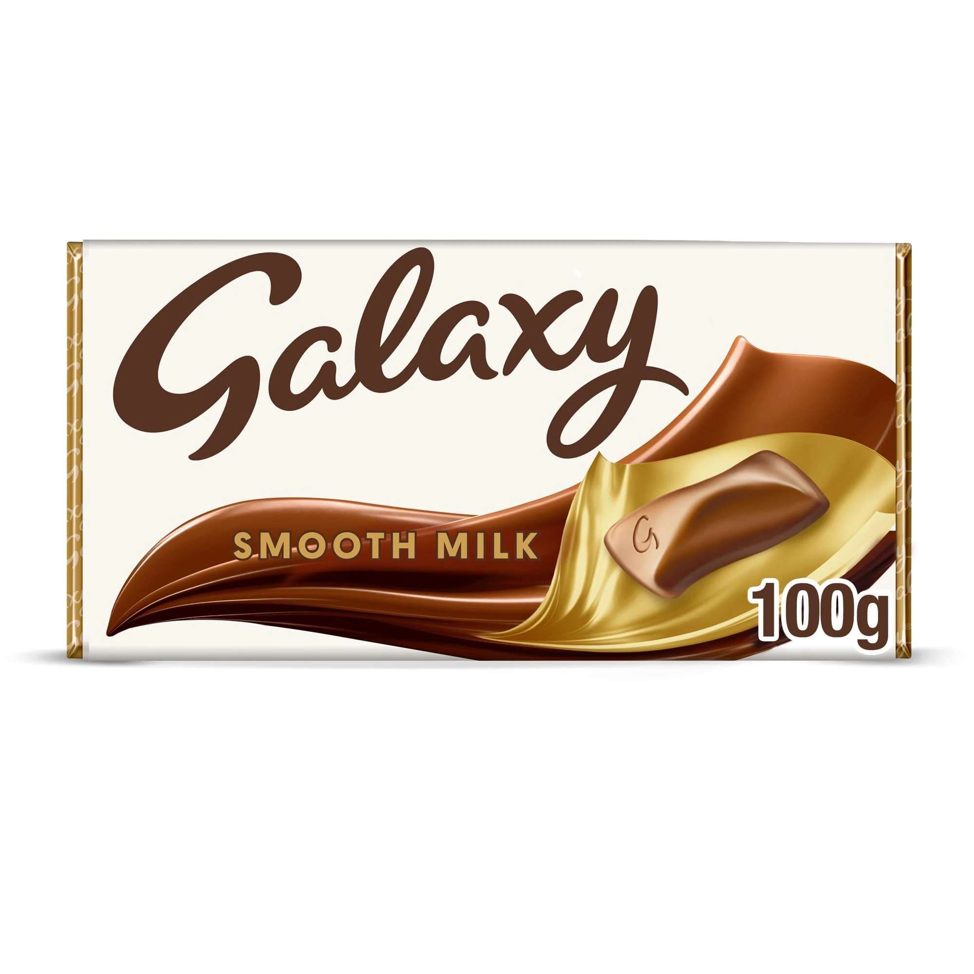 Galaxy Chocolate Bar, Smooth Milk Chocolate, 100g, Ideal for Gift, Snacks or Hamper
