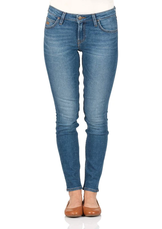 Lee Women's Scarlett Skinny Jeans, Blue Drop Em, 26W / 33L - Image 1