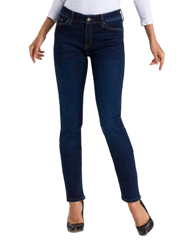 Cross Women's Anya P 489-081 Jeans, Blue (Dark Blue 136), 32W x 30L - Image 1