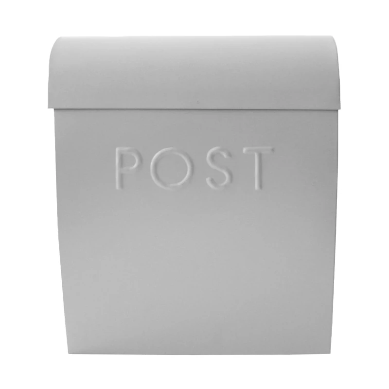 NACH Large Wall Mount Mailbox, 5.07 x 12.44 x 5.39 inches, Gray Mailboxes for Outside Wall Mount, Waterproof Mailbox - The Sylvia Mailbox