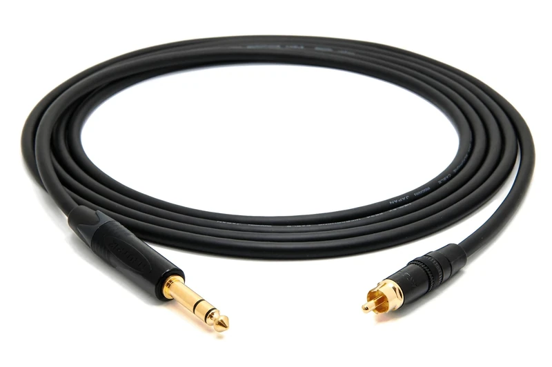 enoaudio Mogami 2534 Quad Studio Reference Cable | Neutrik 6.3mm TRS – RCA | HiFi - 3.0 m
