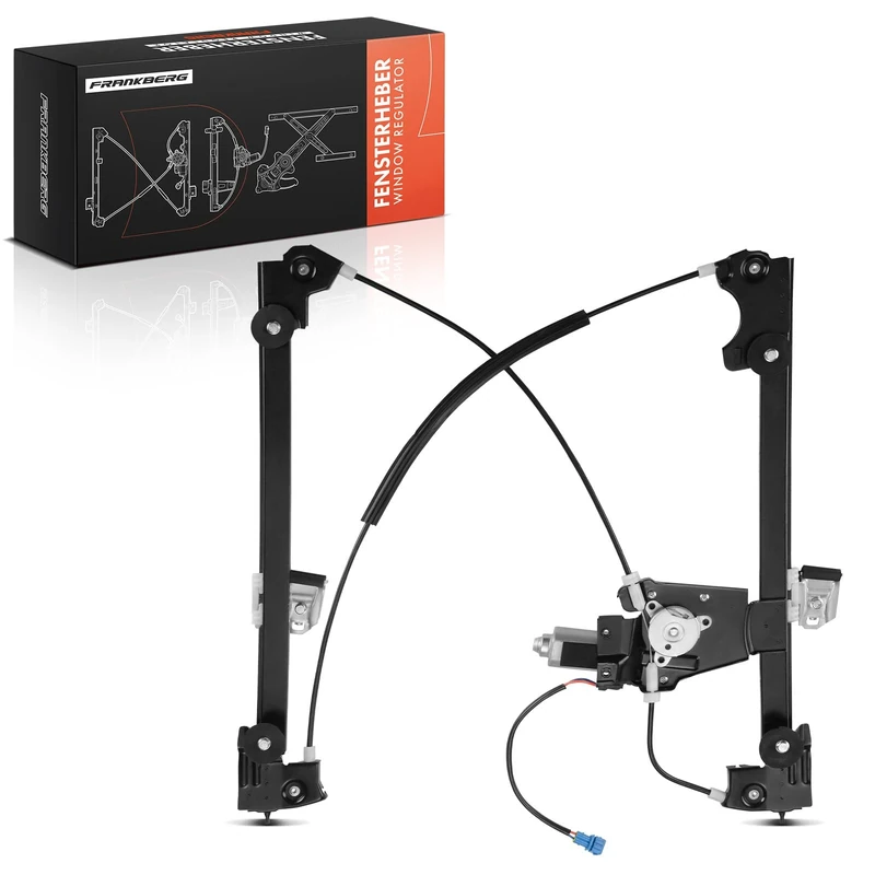 Frankberg Electric Window Regulator Front Left Passenger Side with Motor Compatible with Freelander Series I Sport Utility 1998-2006 Replace# CUH000033
