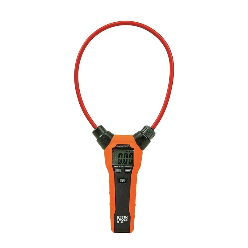 Clamp Meter, Flexible Clamp AC Current Meter with True RMS Readings, Auto Ranging and More Klein Tools CL150