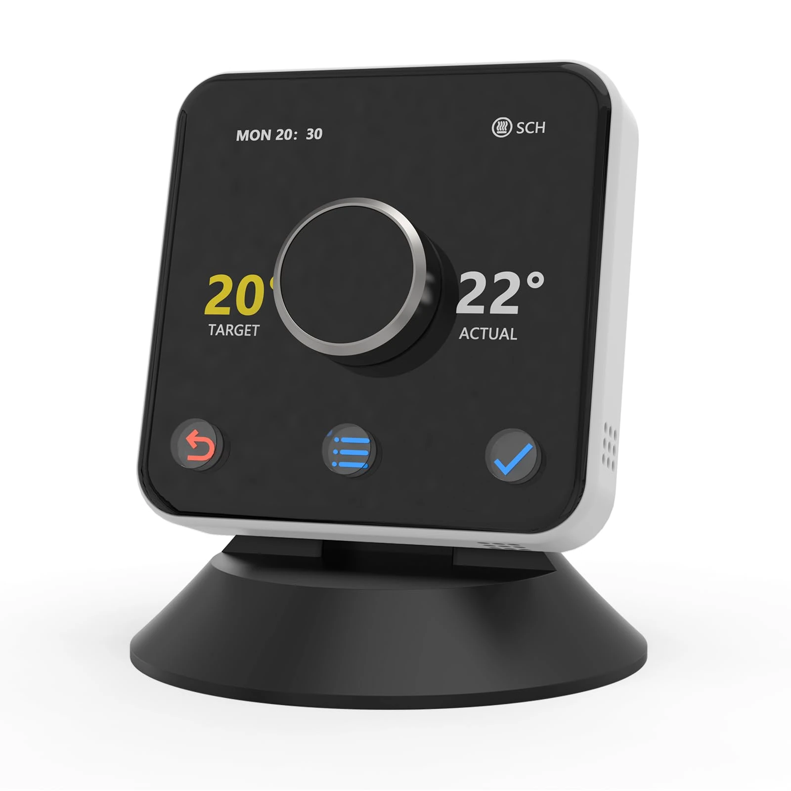 HOLACA Stand for Active Heating Thermostat, Anti-Slip Stand, Heating Thermostat V3/V1 Stand Holder, Black