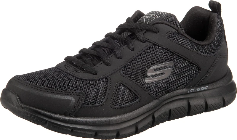 Skechers Men's Track-scloric 52631-bbk Low-Top Sneakers, Black, 6.5 UK