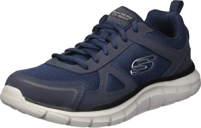 Skechers Men's Track Scloric Oxford, Blau Navy 52631 Nvy, 11 UK