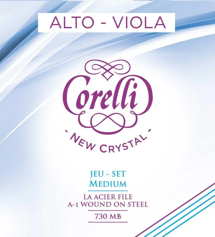 Corelli Viola strings Crystal Set with A ball end Medium 730MB