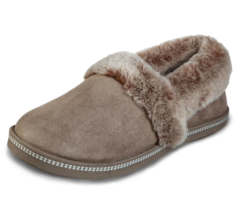 Skechers Women's Cali Cozy Campfire Slippers - Dark Taupe