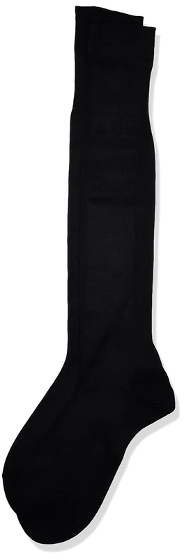 POMPEA Men's Style Name Knee - High Socks - Black - 8/9 UK (Manufacturer Sizes:11/11.5) - Image 1
