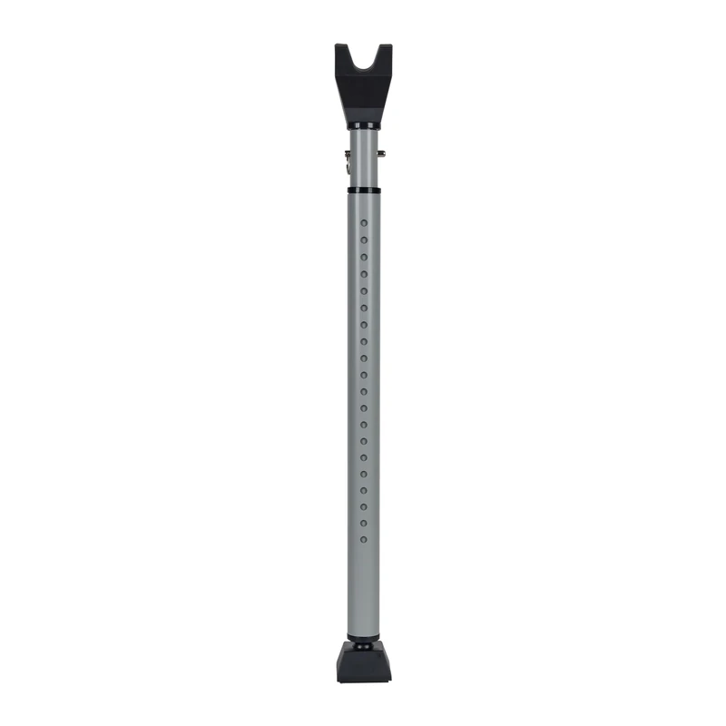 SABRE Adjustable 2-in-1 Door Security Bar, Door Stop Bar Secures Onto Door Knob, Strong Scratch-Proof Grip, Steady Against Floor, Removable Door Knob Top For Sliding Door Use, Portable & Easy to Use
