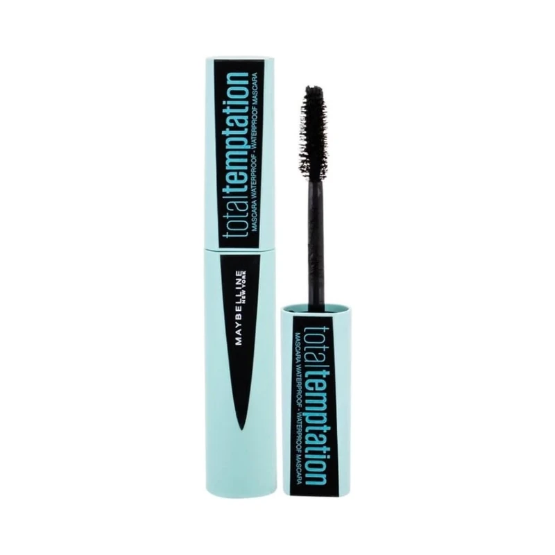 Maybelline Total Temptation Waterproof Mascara Black, 9.4 ml (Pack of 1)