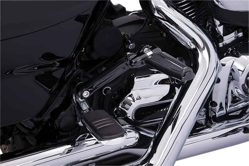 Adjustable Passenger Comfort Peg Mounts (Black) for Harley Davidson
