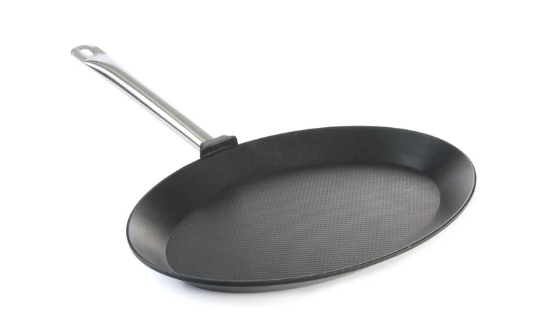 Hendi Fish frying pan, oval, Titanium Professional, 400 x 275 x (H) 35 mm