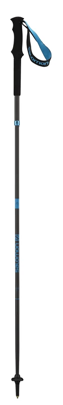 Salomon MTN OUTDOOR Trekking Poles for Kids, Lightweight Adjustable Trail Running and Hiking Poles, Black