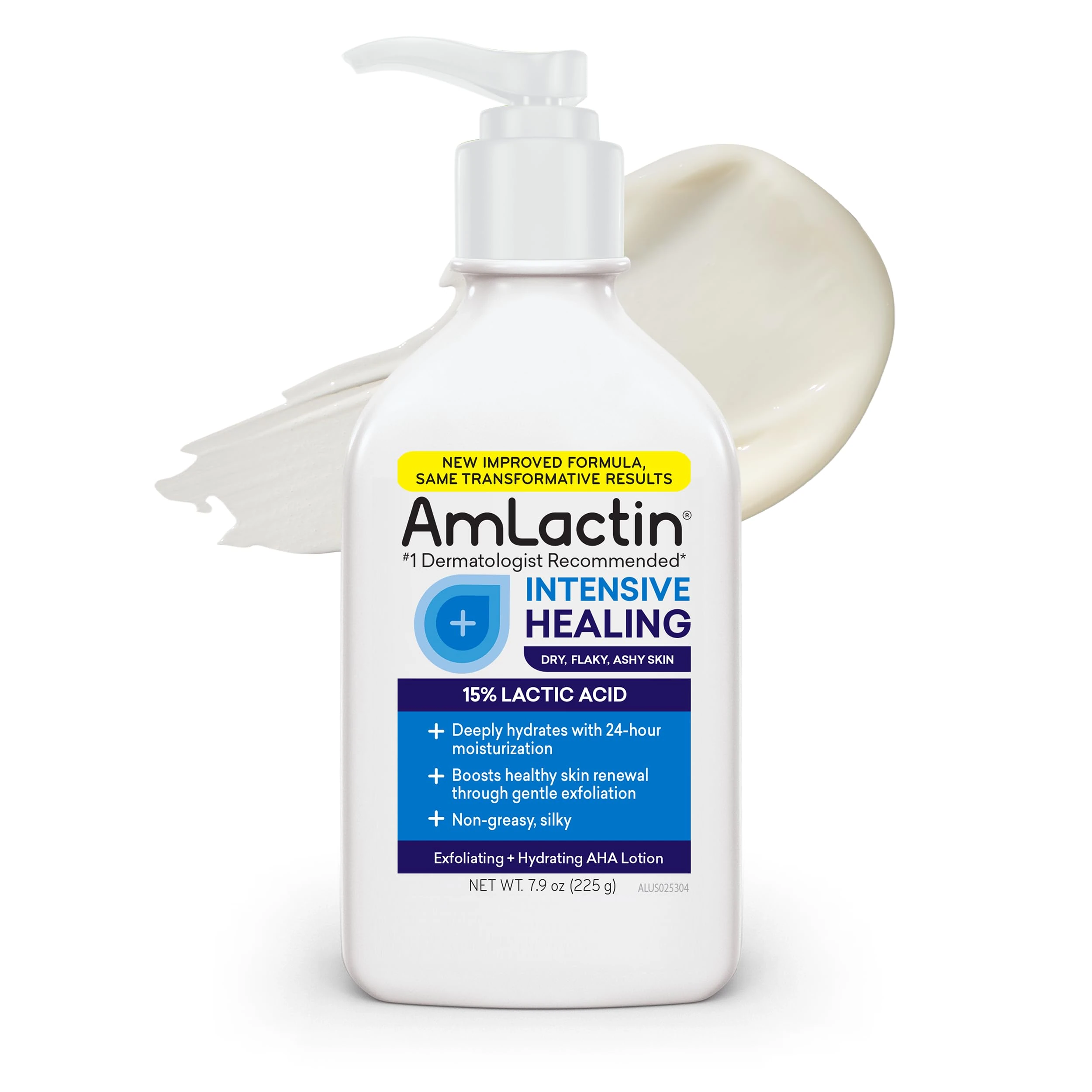AmLactin Rapid Relief Restoring Lotion + Ceramides, 7.9 Ounce, Paraben Free