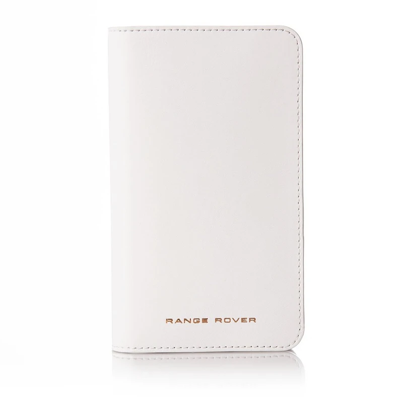 Land Rover Leather Wallet Case for iPhone 7 - White - Image 1