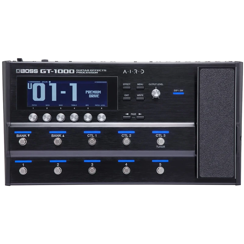 BOSS GT-1000 | Industry-Leading Guitar Effects Processor | Unmatched Sound Quality | Highly Expressive Guitar Amps Crafted with AIRD | Onboard BOSS Effects | Built-in Bluetooth | I/O Features