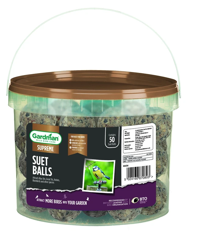 Gardman Supreme A04294 Suet Ball, Natural, 27 x 27 x 21 cm